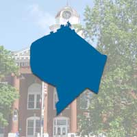 Outline of Lincoln County, KY